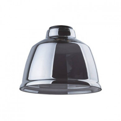 Lampenschirm für AMALFI SMOKED I Lampe, Durchmesser 20 cm | Rauchglas