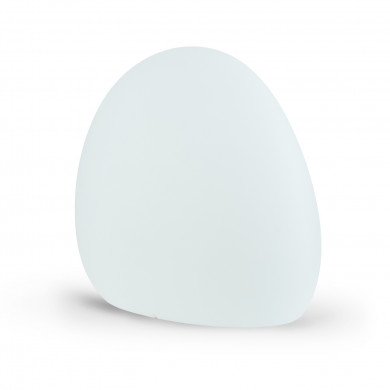 STONE L 80 cm E27 Stein-Gartenlampe | weiß 10581