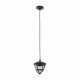 Lampa wisząca AMELIA szer. 17,5cm E27 IP44 | czarny 10496