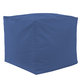 Blau Sitzhocker Kunstleder Cubo
