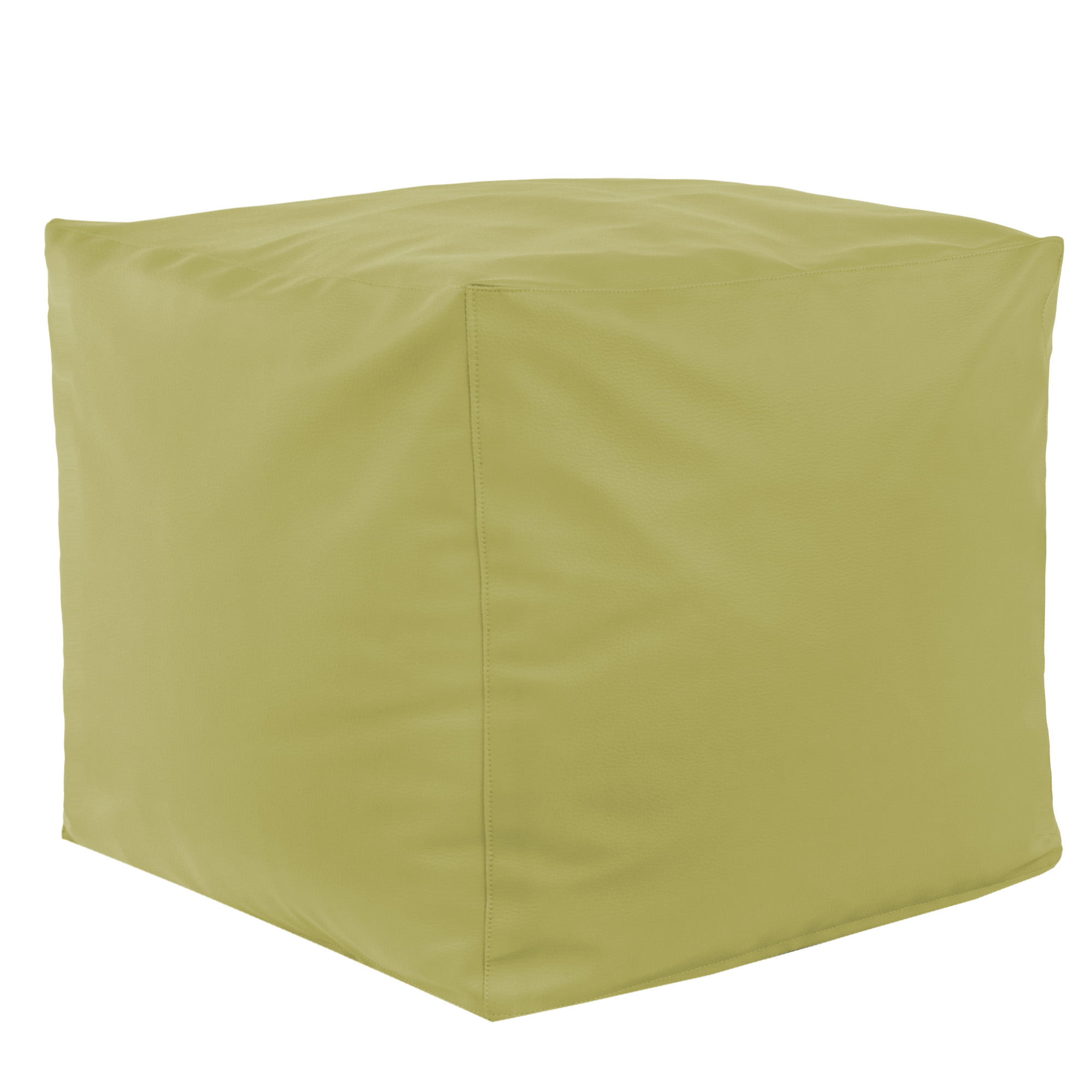 Olive Sitzhocker Kunstleder Cubo Möbel ITALPOUF Olive Sitzhocker Kunstleder Cubo Möbel ITALPOUF