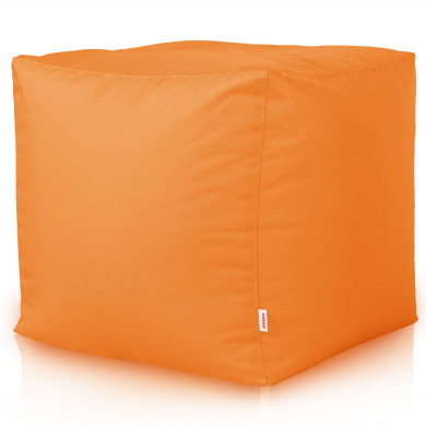 Orange Sitzhocker Outdoor Cubo