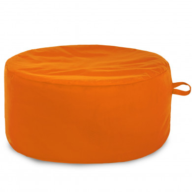 Orange Sitzpuff Plüsch Circolo