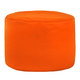 Orange Sitzwürfel Kunstleder Cilindro