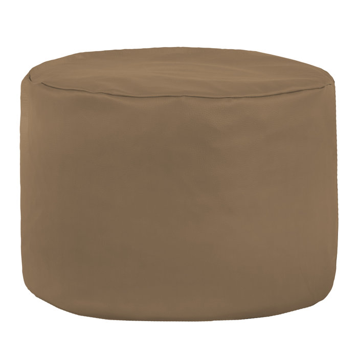 Graubraun Sitzwürfel Kunstleder Cilindro ITALPOUF Graubraun Sitzwürfel Kunstleder Cilindro ITALPOUF
