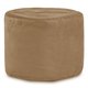 Beige Sitzwürfel Plüsch Cilindro Schlafzimmer