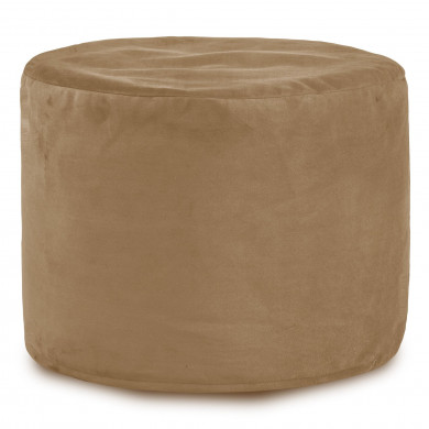 Beige Sitzwürfel Plüsch Cilindro