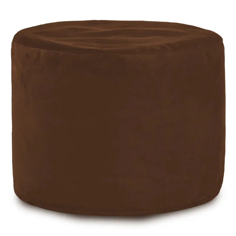 Pouf Runder Sitzhocker Zylinder - Soft-Velours – Ansicht 2
