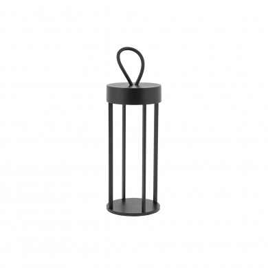 NALA LED-Tragbare Lampe 4W 2700K 170lm Höhe 30cm Breite 12cm IP54 Dimmerschalter | Schwarz 11536