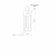 Lampa przenośna NALA LED 4W 2700K 170lm wys.30cm szer.12cm IP54 ściemniacz włącznik | Czarny 11536