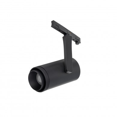 SPOT ZOOM LED 15 W 3000 K 500 lm Breite 5,7 cm Höhe 16 cm für NANO-LVM-Stromschienen | Schwarz 11716