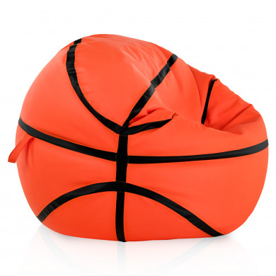 Orange Sitzsack Basketball Kunstleder