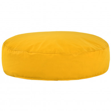 Gelb Bodensitzkissen Kunstleder