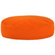 Orange Bodensitzkissen Kunstleder Jugendzimmer