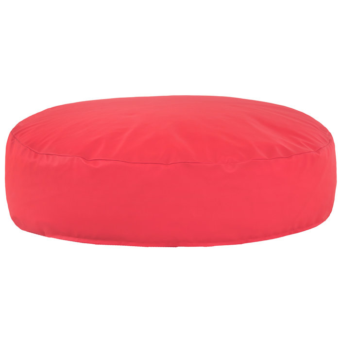Pink Bodensitzkissen Kunstleder Rosa