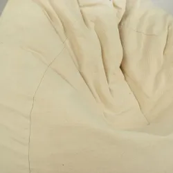 Riesensitzsack XXL für Erwachsene - Premium Naturbaumwolle - Ungefärbt, Ökologisch – Ansicht 3