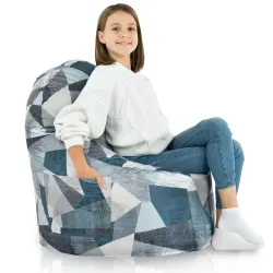 Smart Kompakt-Sitzsack Porto - Premium Print-Stoff – Ansicht 7