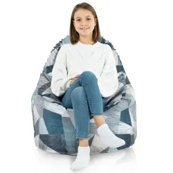 Smart Kompakt-Sitzsack Porto - Premium Print-Stoff – Ansicht 8
