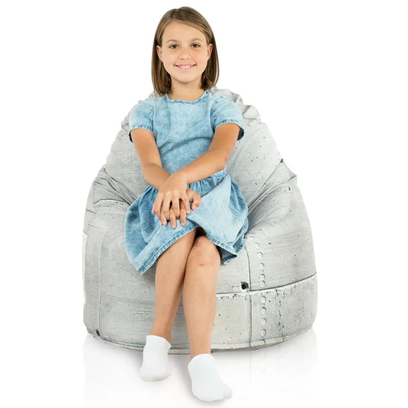 Smart Kompakt-Sitzsack Porto - Premium Print-Stoff – Ansicht 19