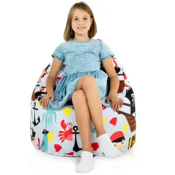Smart Kompakt-Sitzsack Porto - Premium Print-Stoff – Ansicht 27
