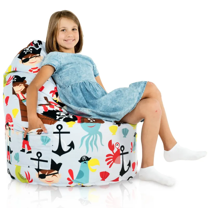 Smart Kompakt-Sitzsack Porto - Premium Print-Stoff – Ansicht 28