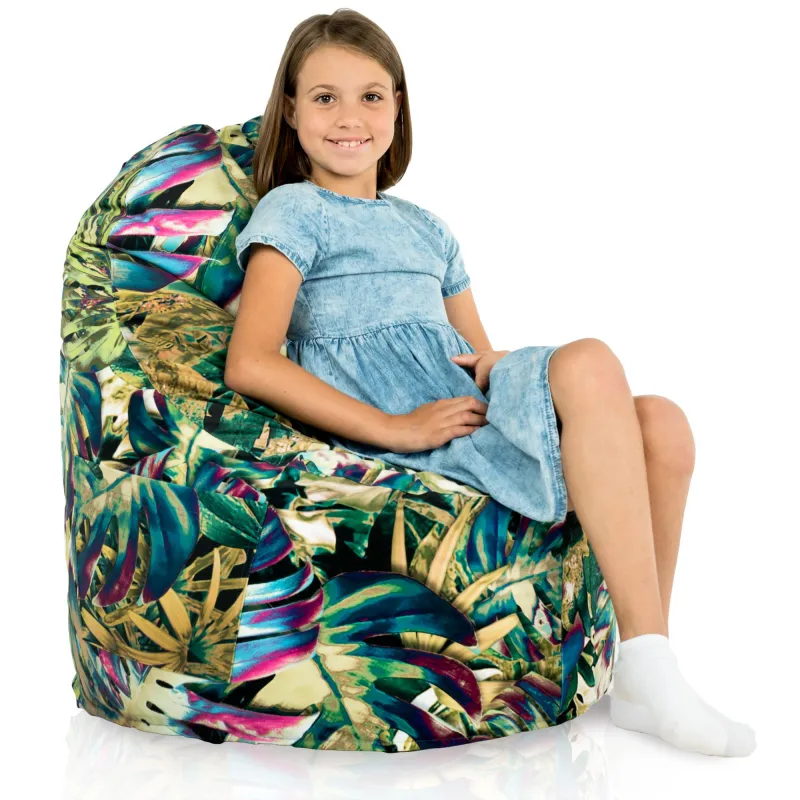 Smart Kompakt-Sitzsack Porto - Premium Print-Stoff – Ansicht 34