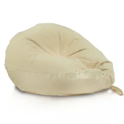 Kinder-Sitzsack L - Premium Naturbaumwolle - Ungefärbt, Ökologisch – Ansicht 2