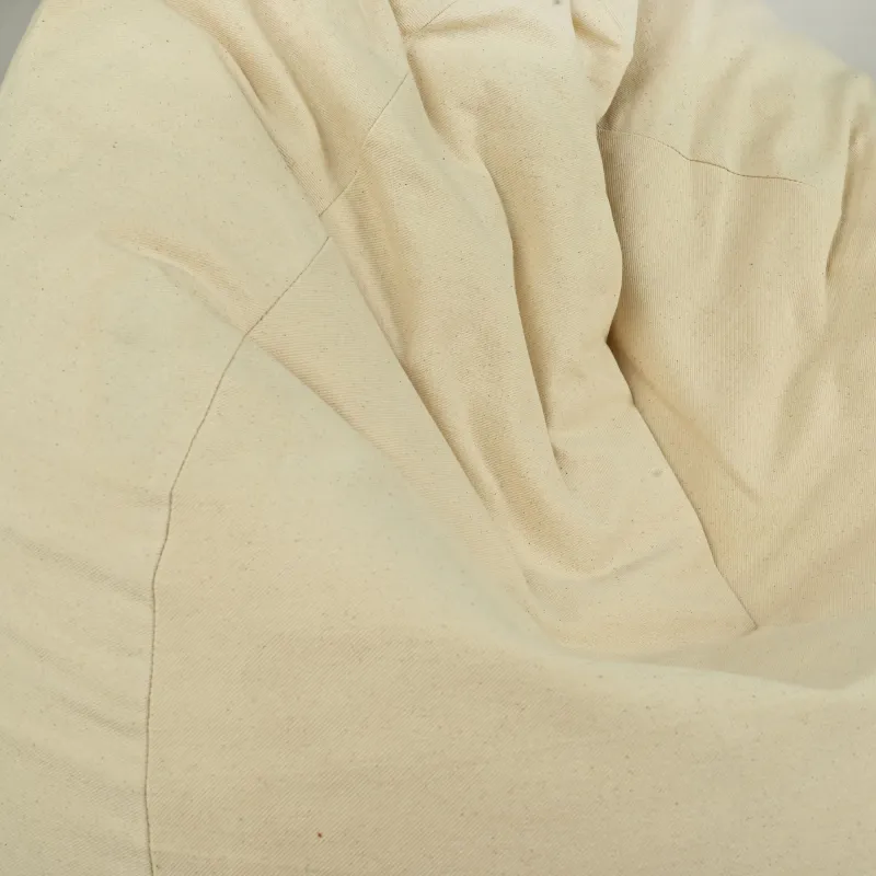Kinder-Sitzsack L - Premium Naturbaumwolle - Ungefärbt, Ökologisch – Ansicht 3
