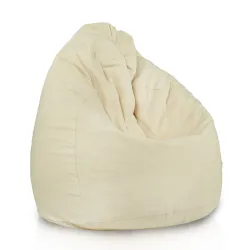 Sitzsack XL Klassik - Premium Naturbaumwolle - Ungefärbt, Ökologisch