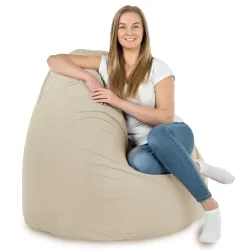 Riesensitzsack XXL für Erwachsene - Soft-Velours – Ansicht 40