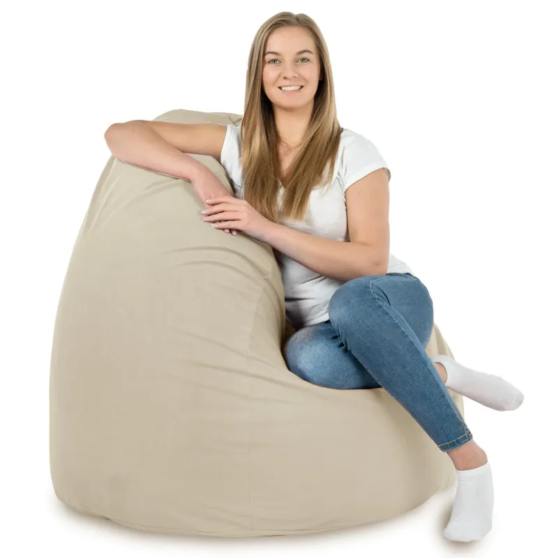 Riesensitzsack XXL für Erwachsene - Soft-Velours – Ansicht 40