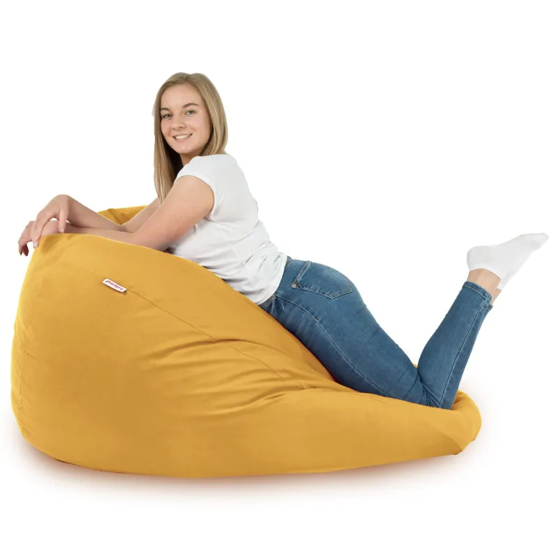 Riesensitzsack XXL für Erwachsene - Soft-Velours – Ansicht 50