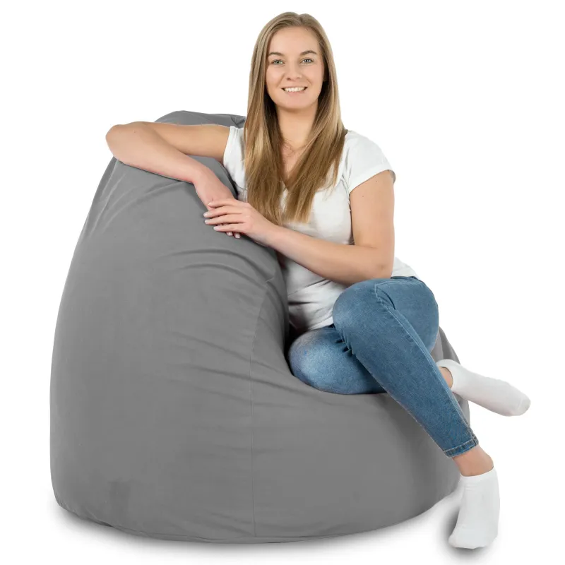 Riesensitzsack XXL für Erwachsene - Soft-Velours – Ansicht 79