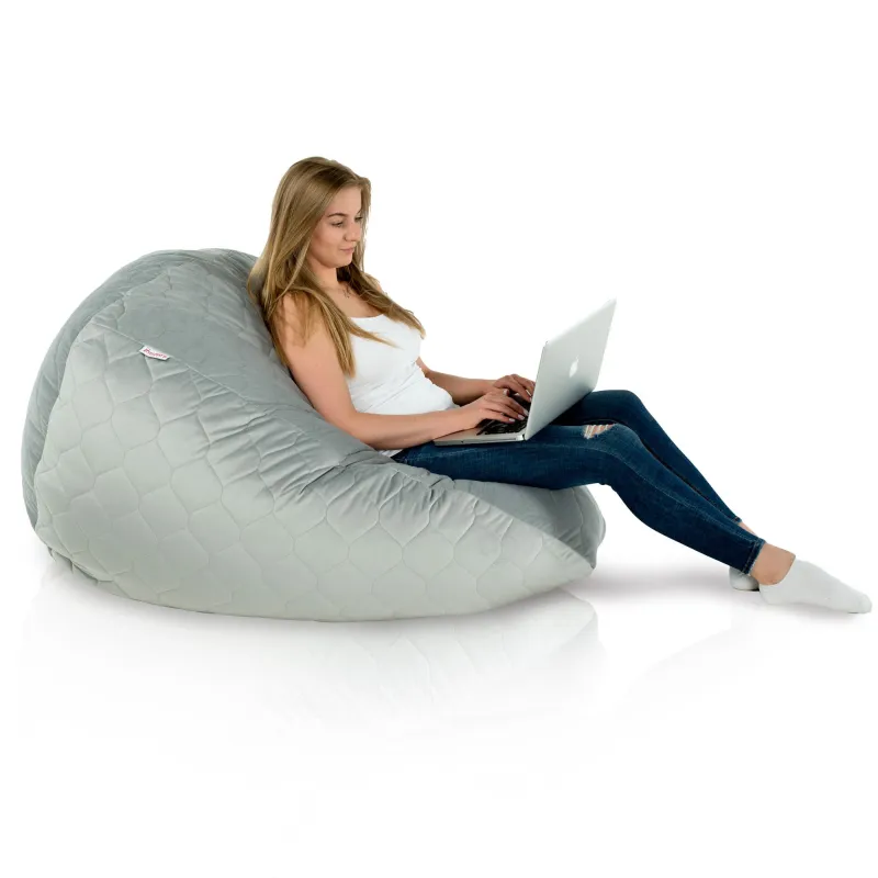 Riesensitzsack XXL für Erwachsene - Soft-Velours – Ansicht 38