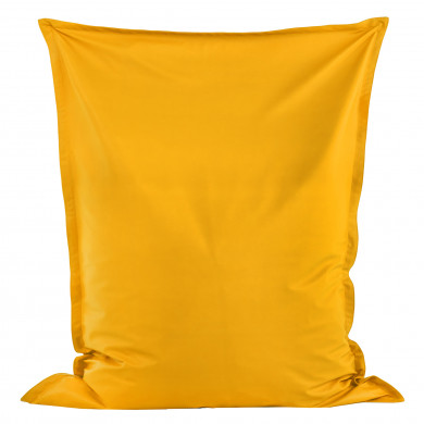 Gelb Sitzkissen Kunstleder