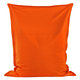 Orange Sitzkissen Kunstleder Kinderzimmer