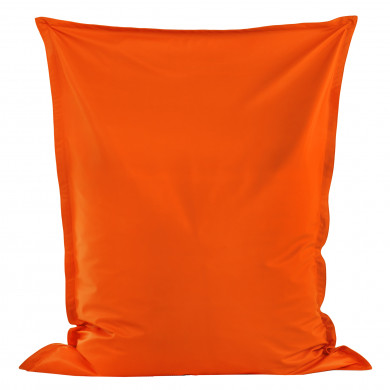 Orange Sitzkissen Kunstleder Kinderzimmer