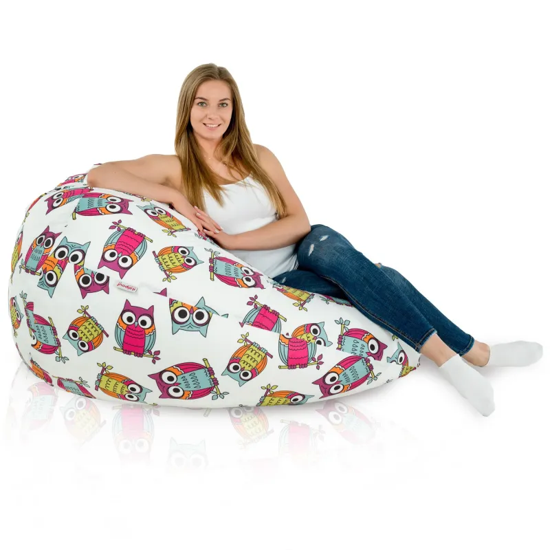 Riesensitzsack XXL für Erwachsene - Premium Print-Stoff – Ansicht 10