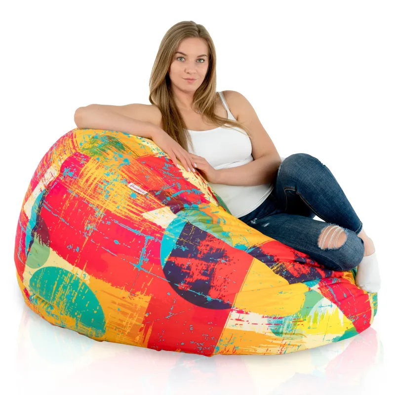 Riesensitzsack XXL für Erwachsene - Premium Print-Stoff – Ansicht 14