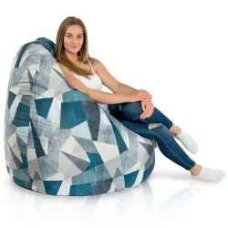 Riesensitzsack XXL für Erwachsene - Premium Print-Stoff – Ansicht 3