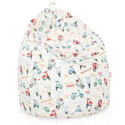 Riesensitzsack XXL für Erwachsene - Premium Print-Stoff – Ansicht 15