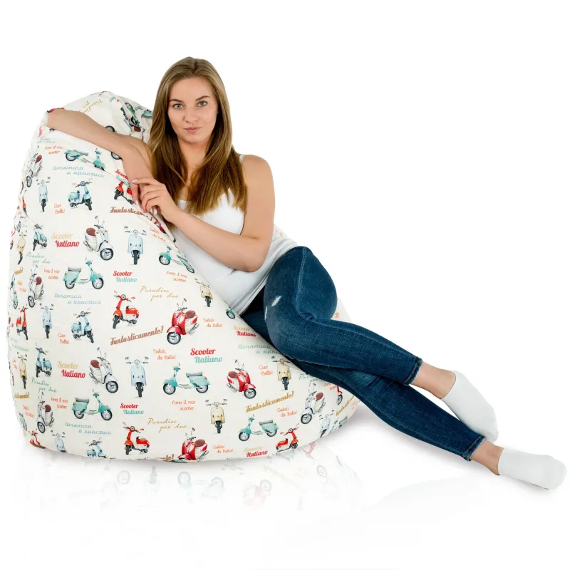 Riesensitzsack XXL für Erwachsene - Premium Print-Stoff – Ansicht 17