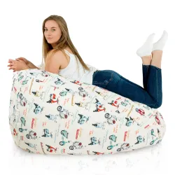 Riesensitzsack XXL für Erwachsene - Premium Print-Stoff – Ansicht 19