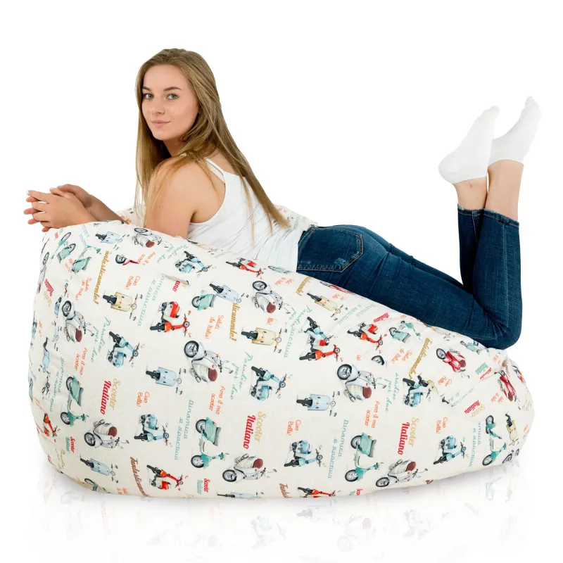 Riesensitzsack XXL für Erwachsene - Premium Print-Stoff – Ansicht 19