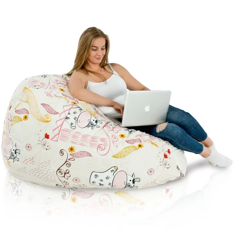 Riesensitzsack XXL für Erwachsene - Premium Print-Stoff – Ansicht 26