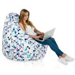 Riesensitzsack XXL für Erwachsene - Premium Print-Stoff – Ansicht 50