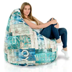 Riesensitzsack XXL für Erwachsene - Premium Print-Stoff – Ansicht 109