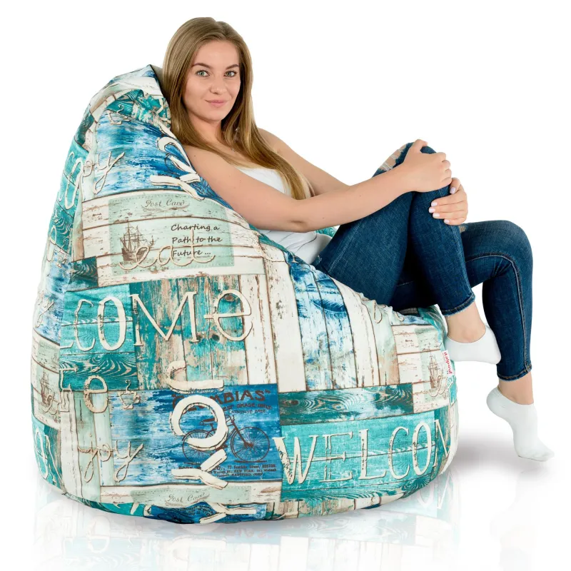 Riesensitzsack XXL für Erwachsene - Premium Print-Stoff – Ansicht 109