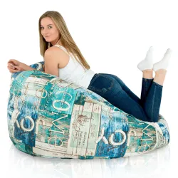 Riesensitzsack XXL für Erwachsene - Premium Print-Stoff – Ansicht 110