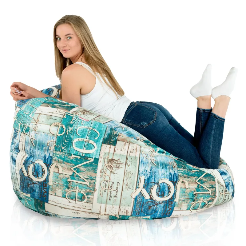 Riesensitzsack XXL für Erwachsene - Premium Print-Stoff – Ansicht 110